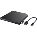 ＵＳＢ３．２（Ｇｅｎ１）対応　ポータブルＢＤドライブ　再生／書込ソフト添付　ブラック　■お取り寄せ品