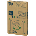 取り出しやすい再生原料入り高密度ゴミ袋（シャカシャカタイプ）４５Ｌ　半透明　１２０枚