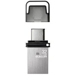 ＵＳＢメモリ／ＵＳＢ３．２（Ｇｅｎ１）／Ｔｙｐｅ－Ｃ／キャップ式／３２ＧＢ／シルバー　■お取り寄せ品