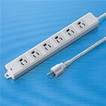 工事物件タップ（３Ｐ・６個口・５ｍ）　ＴＡＰ－ＫＥ６－５　■お取り寄せ品