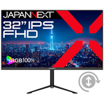 液晶ディスプレイ　３２型／１９２０×１０８０／ブラック　ＪＮ－ＩＰＳ３２Ｆ－ＨＳＰＣ６　■２営業日内届