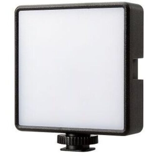ＬＥＤ定常ライト／８&times;８ｃｍ／３色モード／５段階調光／２０００ｍＡｈ／ＵＳＢ給電／ブラック　■お取り寄せ品