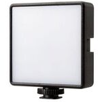 ＬＥＤ定常ライト／８×８ｃｍ／３色モード／５段階調光／２０００ｍＡｈ／ＵＳＢ給電／ブラック　■お取り寄せ品