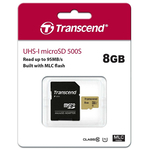 ｍｉｃｒｏＳＤＨＣカード　ＣＬ１０　ＵＨＳ－Ｉ　Ｕ１　ＭＬＣ　８ＧＢ　ＴＳ８ＧＵＳＤ５００Ｓ　■お取り寄せ品