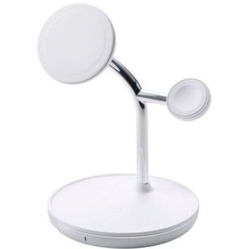 ワイヤレス充電器／スタンド／マグネット／３ｉｎ１／１５Ｗ／ホワイト　Ｗ－ＭＳ０７ＷＨ　■お取り寄せ品