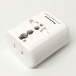 海外旅行用２口変換プラグ　Ａ／Ｃ／Ｏ／ＳＥ／ＢＦタイプ　ＴＩ－１６４　■お取り寄せ品
