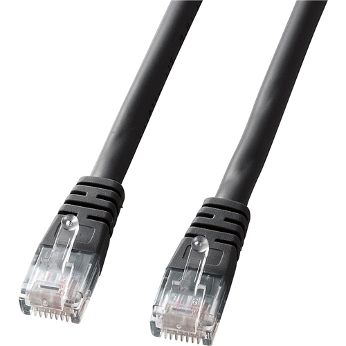 エンハンスドカテゴリ５単線ＬＡＮケーブル（１ｍ・ブラック）　ＫＢ－Ｔ５Ｔ－０１ＢＫＮ　■お取り寄せ品