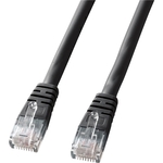 エンハンスドカテゴリ５単線ＬＡＮケーブル（１ｍ・ブラック）　ＫＢ－Ｔ５Ｔ－０１ＢＫＮ　■お取り寄せ品