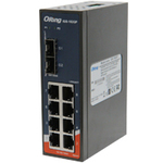 産業用非管理型８＋２ポートイーサネットスイッチ　ＤＩＮレールマウント対応　ＳＦＰスロット搭載　■お取り寄せ品