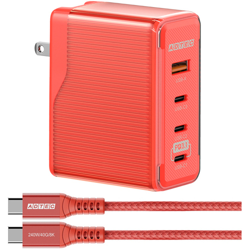 ＰＤ３．１ＡＣ充電器／Ｃｘ３・Ａｘ１／ＲＤ＆Ｔｙｐｅ－Ｃセット　ＡＰＤ－Ｖ１５０ＡＣ３－ＲＤ－ＣＵ４Ｇ３　■お取り寄せ品