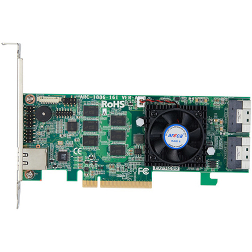 １６ポート内蔵用ＲＡＩＤカード　Ｔｒｉモード対応　ＡＲＣ－１８８６－１６Ｉ　■お取り寄せ品