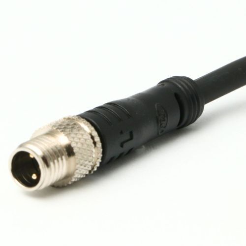 防水インダストリアルケーブル／Ｍ８／３ピン（オス）　ＰＺＢＡＣＮ０３０－０００２　■お取り寄せ品