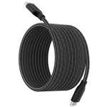 ＵＳＢ－Ｃ　ｔｏ　Ｃ　編組ケーブル　ラウンド　２４０Ｗ　２Ｍ　ブラック　ＣＡＢ０２８ｑｃ２ＭＢＫ　■２営業日内届