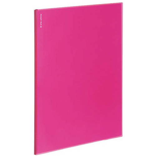 ポケットファイル&alpha;１２ポケット＜ノビータ&alpha;＞桃