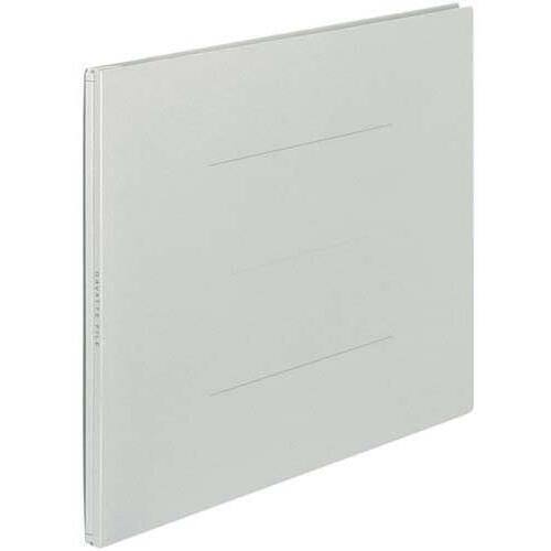 ガバットファイル（紙製）　Ｂ４横　灰１０冊
