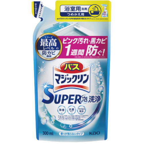バスマジＳＵＰＥＲ泡香りが残らない替３００ｍｌ&times;６
