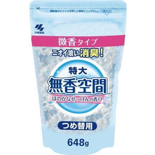 無香空間特大　ほのかなせっけん　替用　６４８Ｇ×５