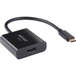 ディスプレイ変換アダプタ　ＵＳＢ　Ｔｙｐｅ－Ｃ　－　ＨＤＭＩ　６０Ｐ対応　ブラック　■２営業日内届