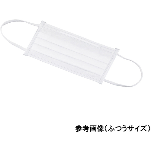 サージカルプリーツマスク（４層構造）小さめサイズ　白　５０枚入　５７５１８　４－４３７９－０３
