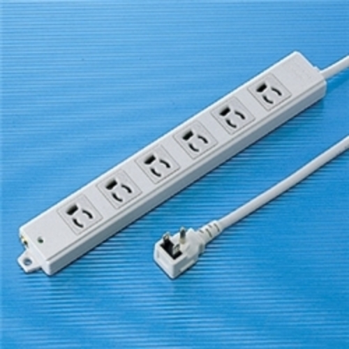 工事物件タップ（３Ｐ・６個口・１ｍ）　ＴＡＰ－Ｋ６Ｌ－１　■お取り寄せ品