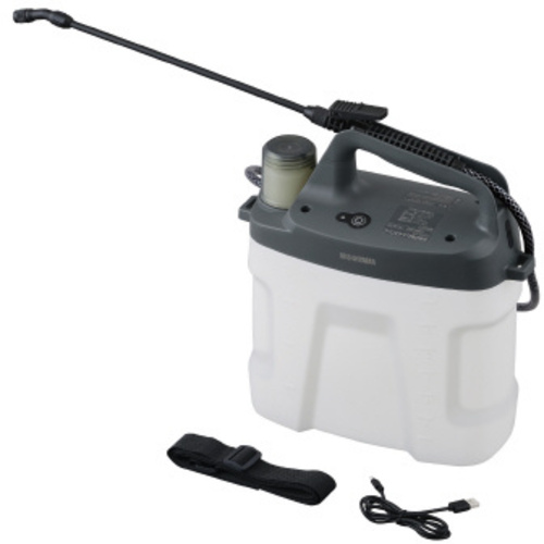 充電式噴霧器　７．８Ｌ　ホワイト／グレー　&times;２　【お取り寄せ品】６営業日以内届