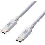 ＵＳＢ２．０ケーブル／Ｃ－Ｃ／認証品／２４０Ｗ／１．０ｍ／ホワイト　Ｕ２Ｃ－ＣＣＰＥ１０ＮＷＨ　■お取り寄せ品