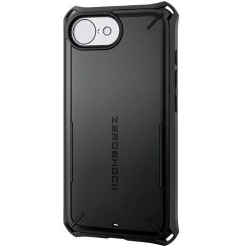 ｉＰｈｏｎｅ　１６ｅ／ハイブリッドケース／ＺＥＲＯＳＨＯＣＫ／Ｓｏｌｉｄ　Ｐｌｕｓ／ブラック　■２営業日内届