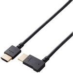 ＨＤＭＩケーブル／Ｌ字／やわらか／右向き／２ｍ／ブラック　ＣＡＣ－ＨＤ１４ＥＹＲ２０ＢＫ　■お取り寄せ品