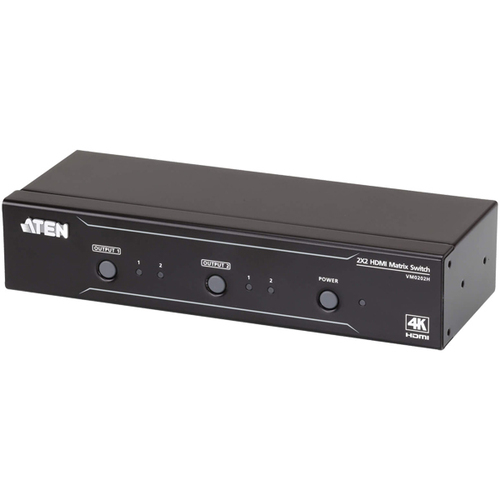 ２入力２出力　４Ｋ対応　ＨＤＭＩマトリックスビデオスイッチ　ＶＭ０２０２Ｈ　■お取り寄せ品
