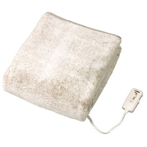 電気掛敷毛布　ラビットファー調　【お取り寄せ品】９営業日以内届