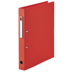 Ｄ型リングファイル＜ツイスト＞Ａ４　レッド　【お取り寄せ品】６営業日以内届