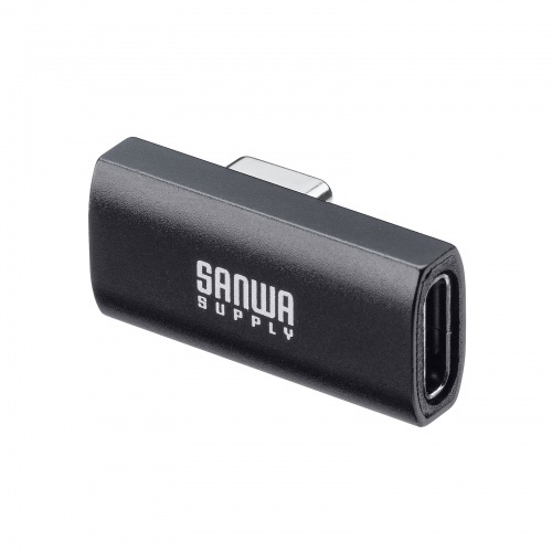 Ｔｙｐｅ－Ｃ変換アダプタ（ＣｔｏＣ・Ｌ字縦挿し・４０Ｇｂｐｓ・２４０Ｗ）　ＡＤ－ＵＳＢ３６ＣＣＦＬＴ　■お取り寄せ品