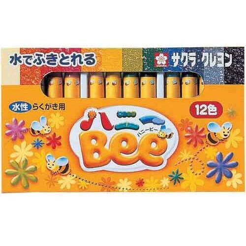 水性クレヨン　ハニーＢｅｅ　１２色