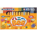 水性クレヨン　ハニーＢｅｅ　１２色