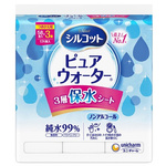 シルコットウェット　ピュアウォータ詰替５８枚入&times;３