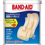 バンドエイド肌色タイプ　４サイズアソート　５０枚入