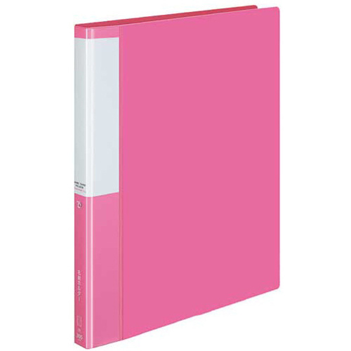 名刺ホルダーポジティ差替式　Ａ４縦　桃　３００名