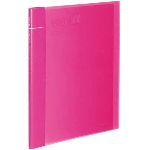 クリヤーブック&alpha;＜ノビータ&alpha;＞（追加式）桃１０冊