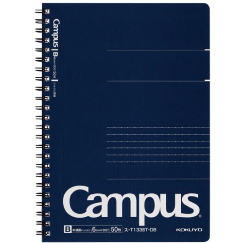 キャンパスノート＜ドット入り罫線・カットオフ＞Ａ５