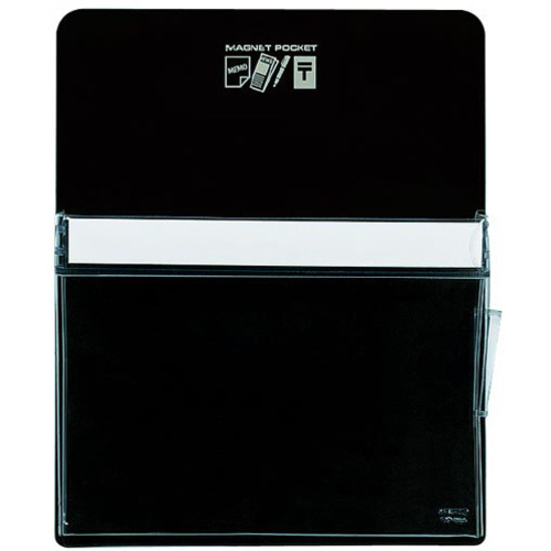 マグネットポケット　Ａ４　１８０&times;２３０ｍｍ　黒