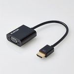 変換アダプタ／ＨＤＭＩ　－　ＶＧＡ／ブラック　ＡＤ－ＨＤＭＩＶＧＡＢＫ２　■２営業日内届