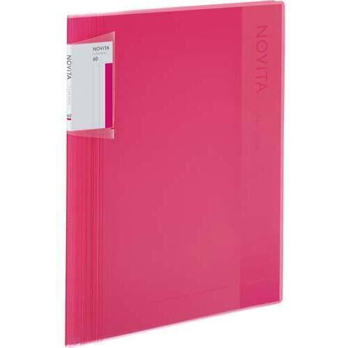 〈ノビータ〉（固定式）Ａ４縦６０枚ピンク&times;１０