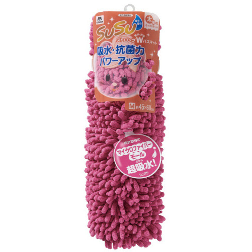 ＳＵＳＵバスマット　４５&times;６０　カジュアルピンク　【お取り寄せ品】９営業日以内届