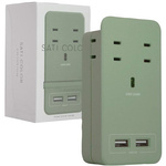 ＳＡＴＩＣＯＬＯＲ　ＡＣ×４　ＵＳＢ×２　ＬＧ　【お取り寄せ品】９営業日以内届