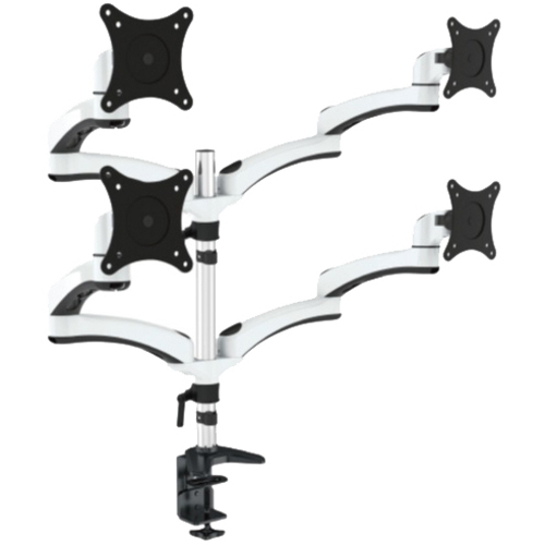 液晶ディスプレイアーム　クランプ対応　１５－３４インチ対応　耐荷重８ｋｇ　４画面５軸　■２営業日内届