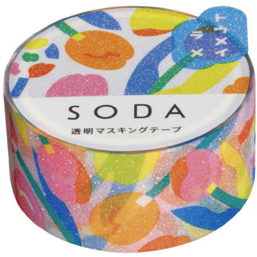 ソ－ダ　透明マステ（チュ－リップ）Ｘ３　【お取り寄せ品】５営業日以内届