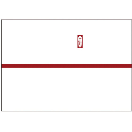 のし紙　Ｂ６判　赤棒　京　【お取り寄せ品】７営業日以内届