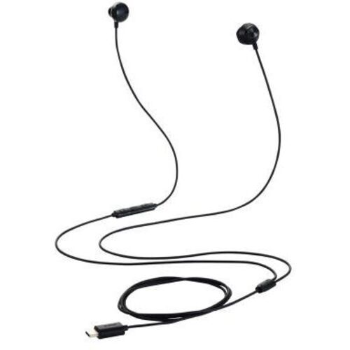 有線イヤホン／ＵＳＢ　Ｔｙｐｅ－Ｃ／高耐久／セミオープン／１４．２ｍｍドライバ／ブラック　■２営業日内届