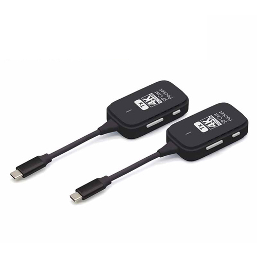 ４Ｋ対応ワイヤレスプレゼンテーション　ＵＳＢ－Ｃ子機２台セット　ＳＰＣＡＳＴＰＯＣＫＥＴ４Ｋ－Ｃ１ＳＥＴ　■２営業日内届
