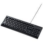 日本語１０９キーボード　抗菌防水防塵タイプ（ブラック）　ＳＫＢ－ＢＳ６ＢＫ　■お取り寄せ品